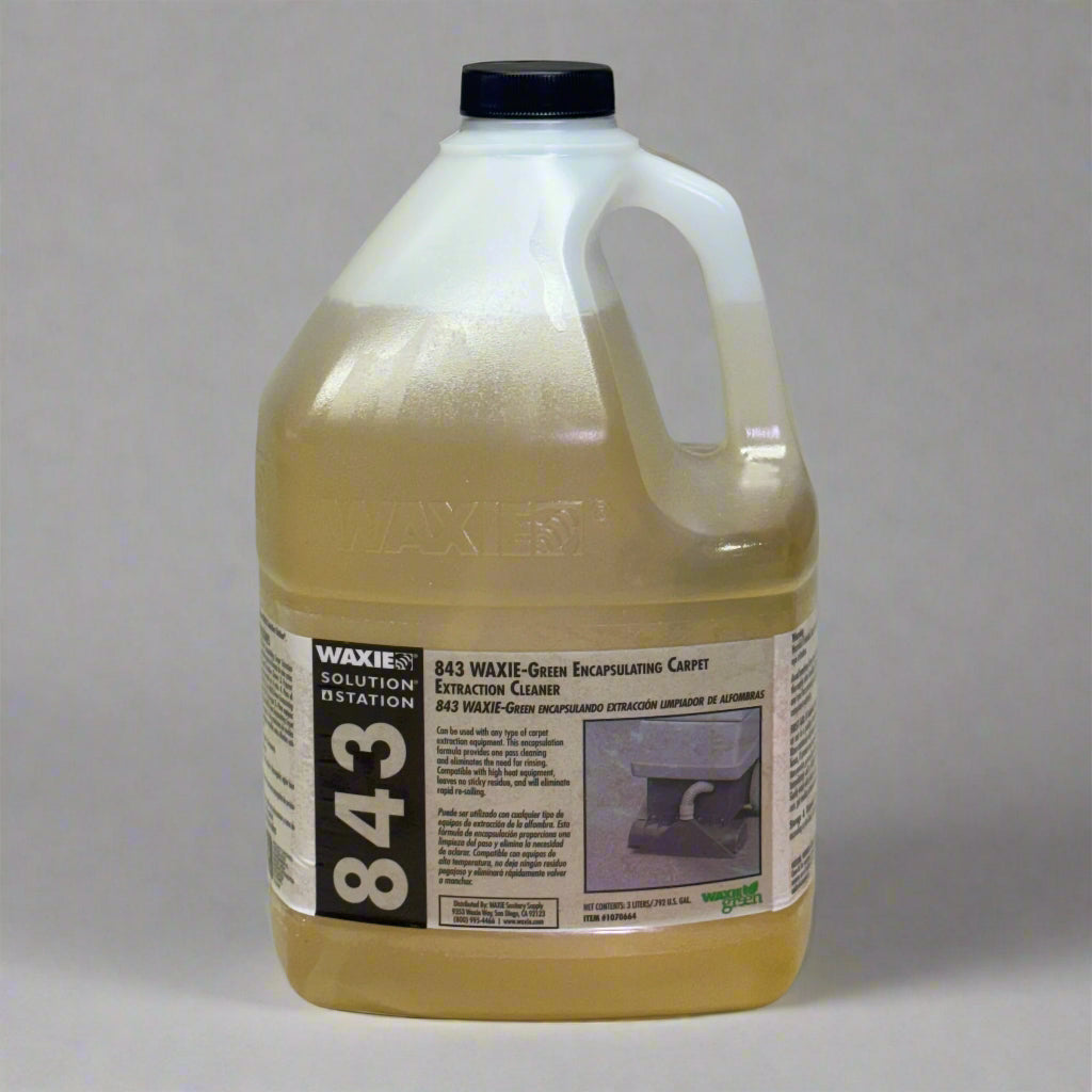 WAXIE-GREEN 843 Encapsulating Carpet Spin Bonnet Shampoo 3 Lt Yellow 1070664