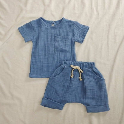 Simple Nordic Style Pure Cotton Children Suit