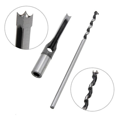 Square hole drill bit