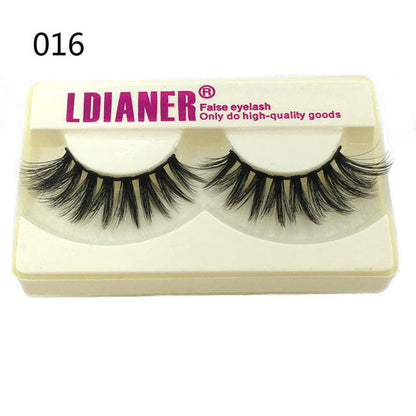 Mink Eyelashes 25mm Wispy Fluffy Fake Lashes
