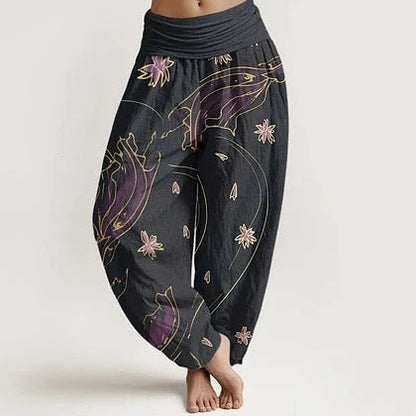 Women's Cotton Direct-print Springsummer Trousers