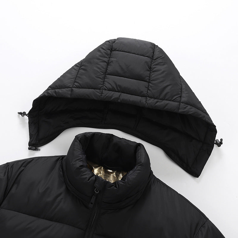 Smart Heating DC Warm Two-color Heating Constant Temperature Cotton-padded Coat