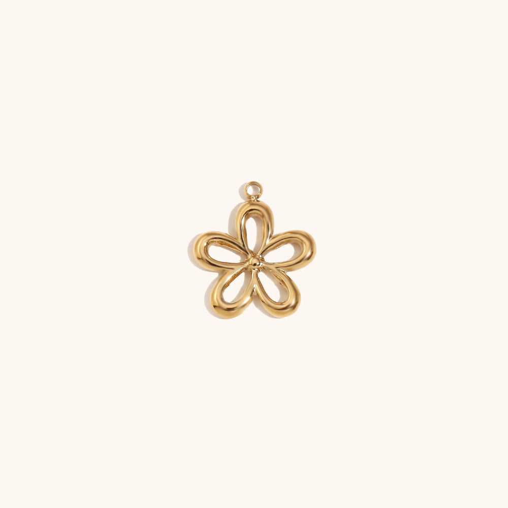 Creative Jewelry Accessory Stainless Steel Pendant With 14K Gold Plating