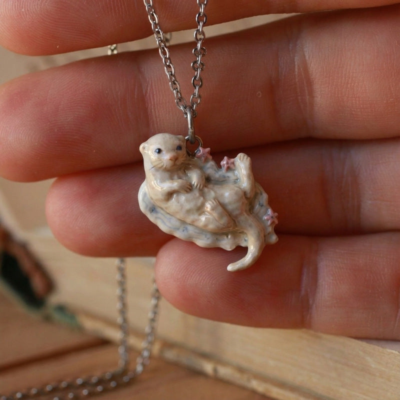 Simple And Versatile Cartoon Animal Pendant