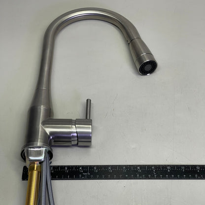 SYMMONS Sereno Single Handle Pull-Down Kitchen Faucet Satin Nickel SK2302STSPD10