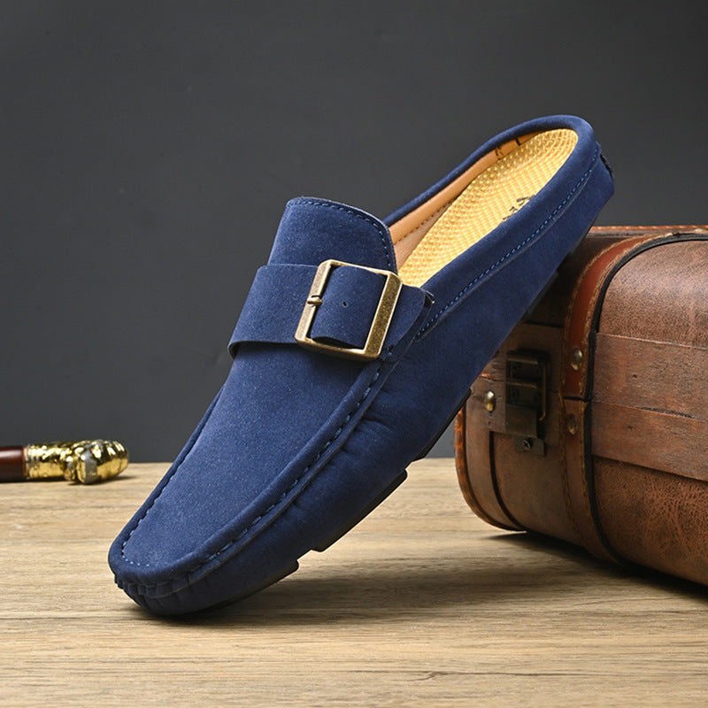 Mens Suede Leather Business-Casual Dress Shoes