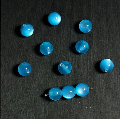 Resin Beads Cat Eye Round Beads Ornament