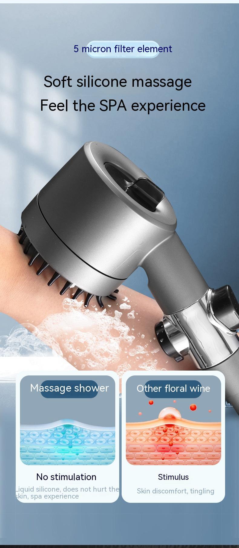 Adjustable Supercharged Shower Head