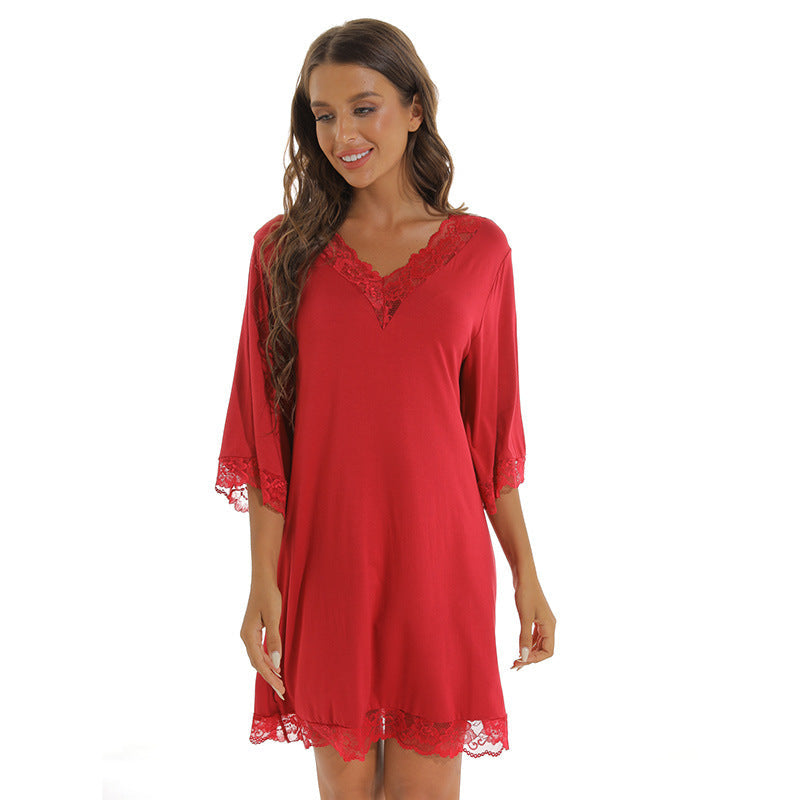 Modal Cotton Loungewear Pajamas For Women