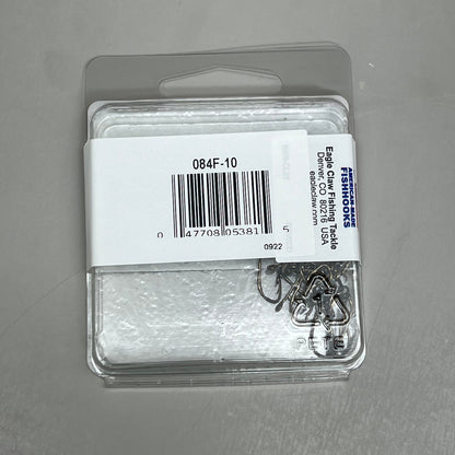 EAGLE CLAW Sharp Plain Shank All Purpose Live Bait Holder Bronze #10 50pc 084F-10