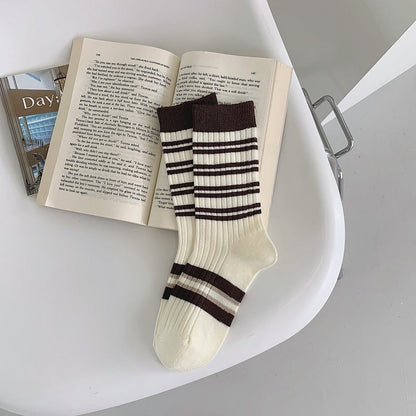 Embroidered Socks For Children With Double Stitches