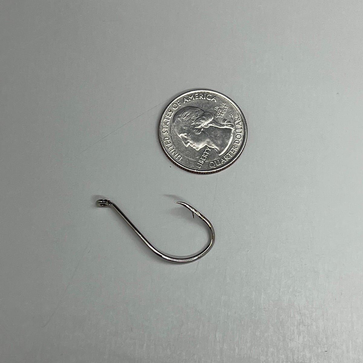 EAGLE CLAW (5 PACK) Octopus Long Shank Hooks Platinum Black #2/0 43pc L2BU-2/0