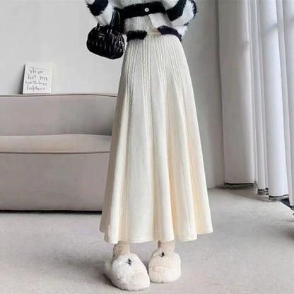 Herringbone-knit Skirt For Women