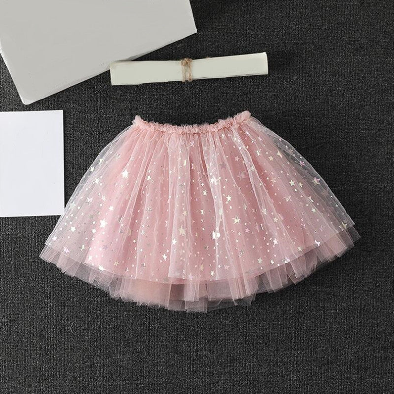 Children's sequined tutu skirt