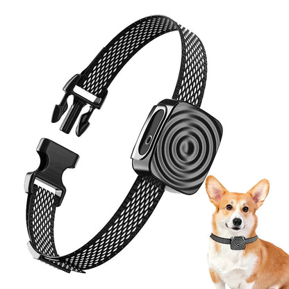 Pet Dog Anti Bark Device USB Ultrasonic Intelligent Electric Training Stop Barking Vibration Water Proof Collar Pet Products