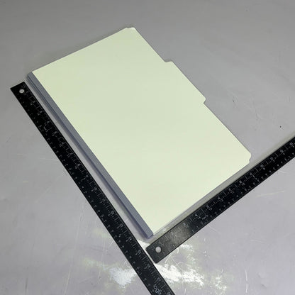 SMEAD (10 PACK) Safe Shield Pressboard Classification File Folders Green 19076
