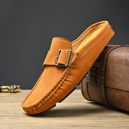 Mens Suede Leather Business-Casual Dress Shoes
