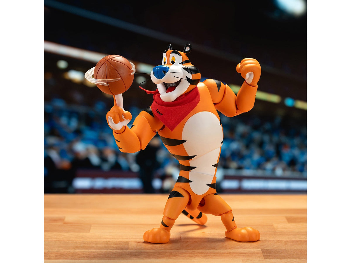 Tony the Tiger 6.75" Moveable Figure with Alternate Hands and Accessories "Kellogg's Frosted Flakes" Model by Jada