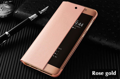 Huawei rollover smart window phone case