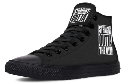 Printed Couple High-top Canvas Shoes