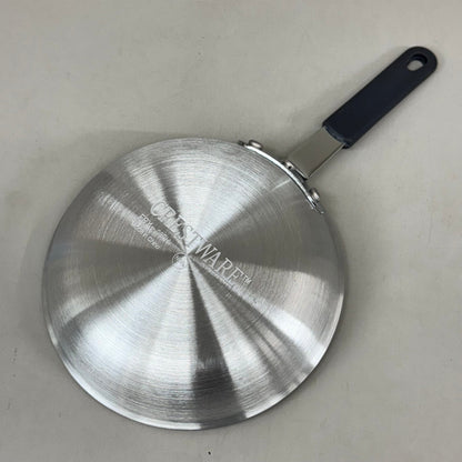 CRESTWARE (2 PACK) Teflon Xtra Non-Stick Coating Fry Pan Black/Chrome FRY08SH