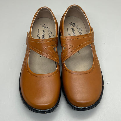 PROPET Golda Mary Jane Adjustable Lightweight Women's Sz 11 M(B) Teak WCA053L
