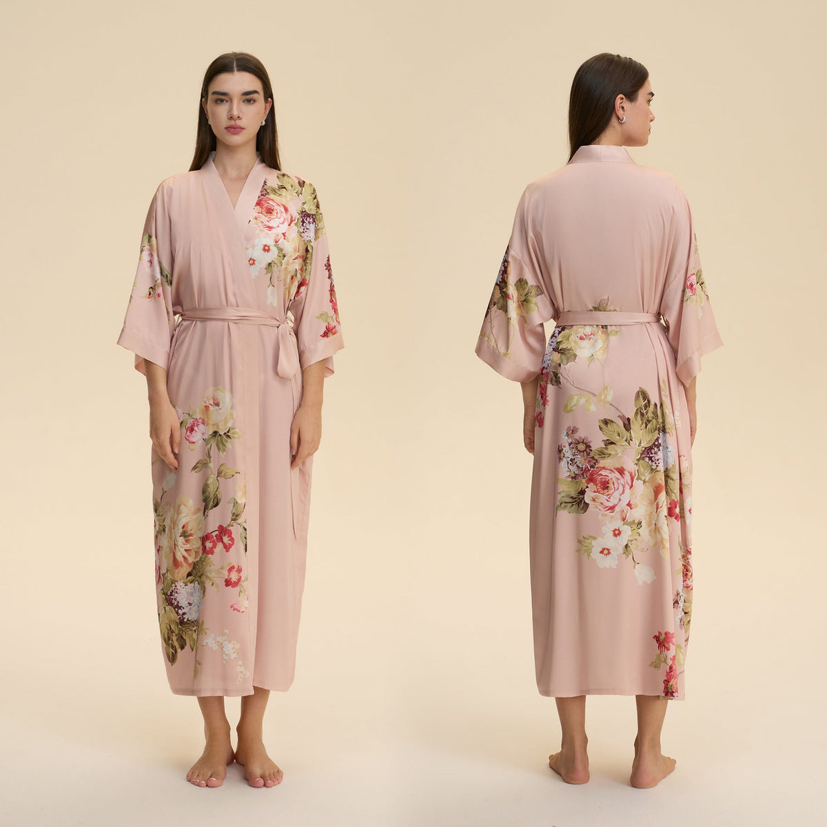 New Satin Plus Size Pajamas For Women Lightweight Loungewear Robe