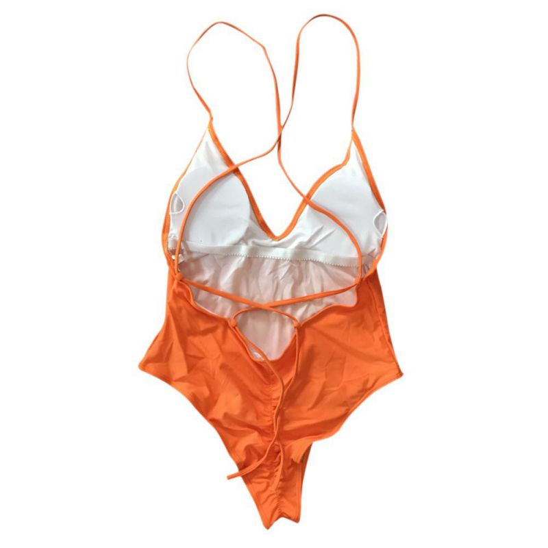 AliExpress Explosion models Bikini New Solid Color Siamese Swimwear Women Sexy Bikini Multicolor Swimwear