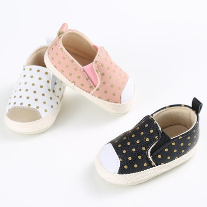Baby shoes rattan dot shoes