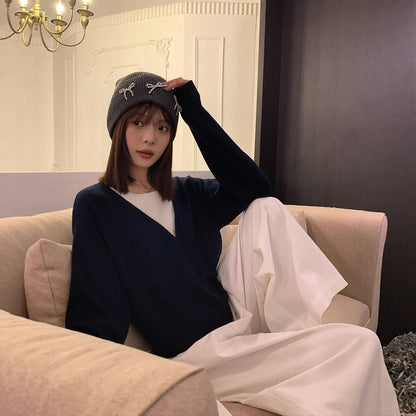 New Fake Two-piece Knitted Sweaters Women