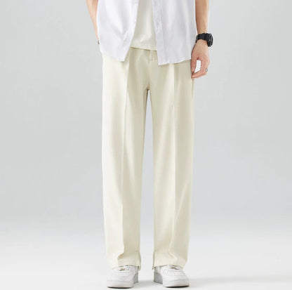 Loose Straight Ice Silk Pants Casual Pants For Men