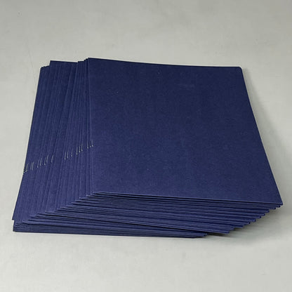 ZA@ SKILCRAFT (2 PACK, 50 TOTAL) Double Pocket Presentation Portfolio Dark Blue