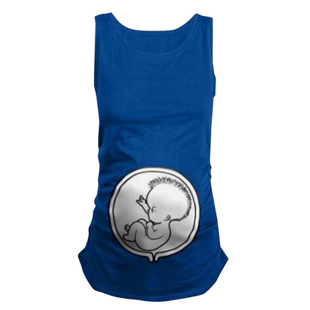 Baby Print Maternity vest