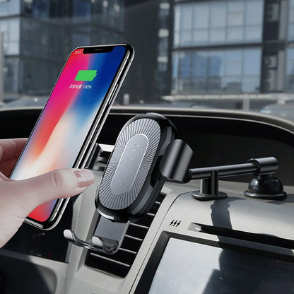 Gravity Bracket Wireless Charging Car Charger