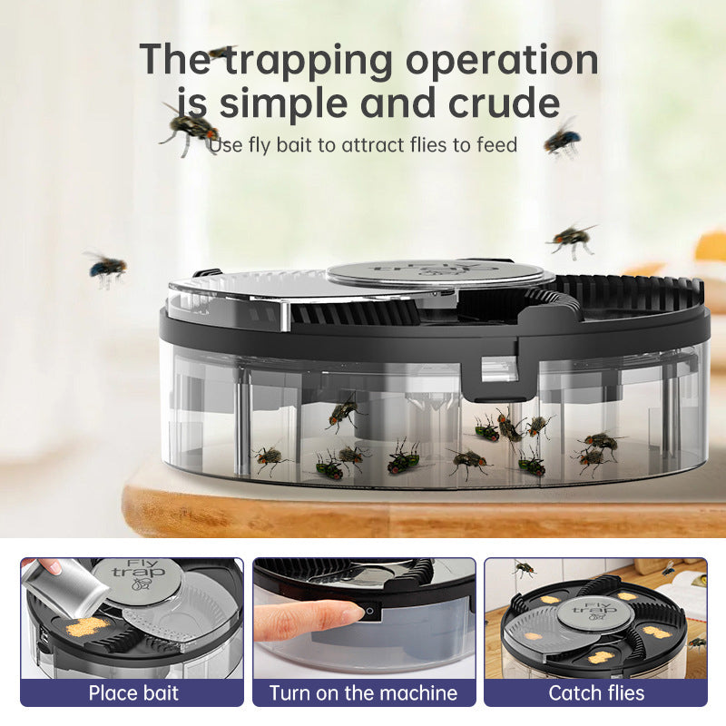 Fly Trap: Automatic, Removable Pest Catcher for Household & Kitchen