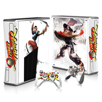 Xbox 360 Slim Full Body Color Membrane Stickers with Scratch-Resistant Protection