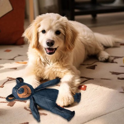 Mighty Bear Pet Soundmaking Toy Plush Interactive Dog Toy Grinding Cleaning Teeth Anti Bite Abreact Plaything Bear Pets Supplies