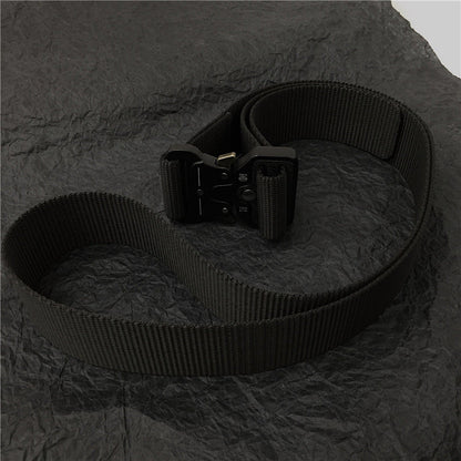 Functional wind tactical buckle nylon belt