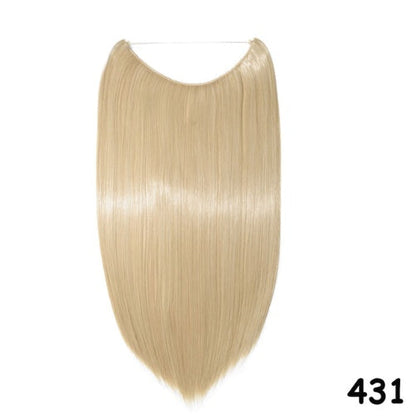 S-noilite 20" Invisible Wire Hair Extensions