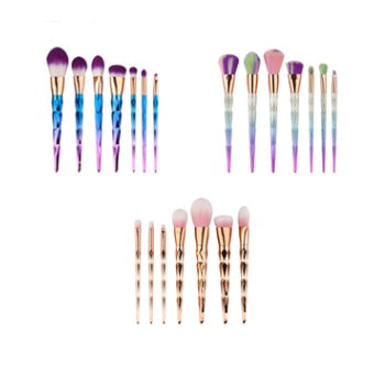 7 Diamond Makeup Brushes