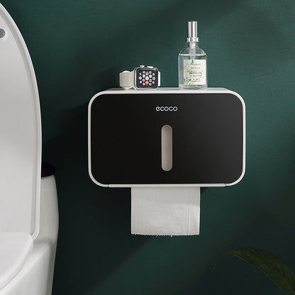 Wall-mounted non-perforated sanitary paper box