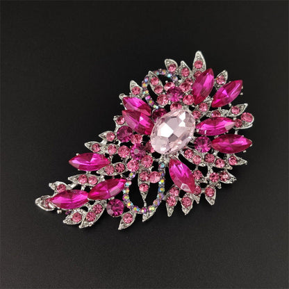 Elegant Water-drop Crystal Brooch