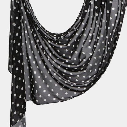 Printed Chiffon Long Scarf For Women Versatile And Fashionable For Outerwear