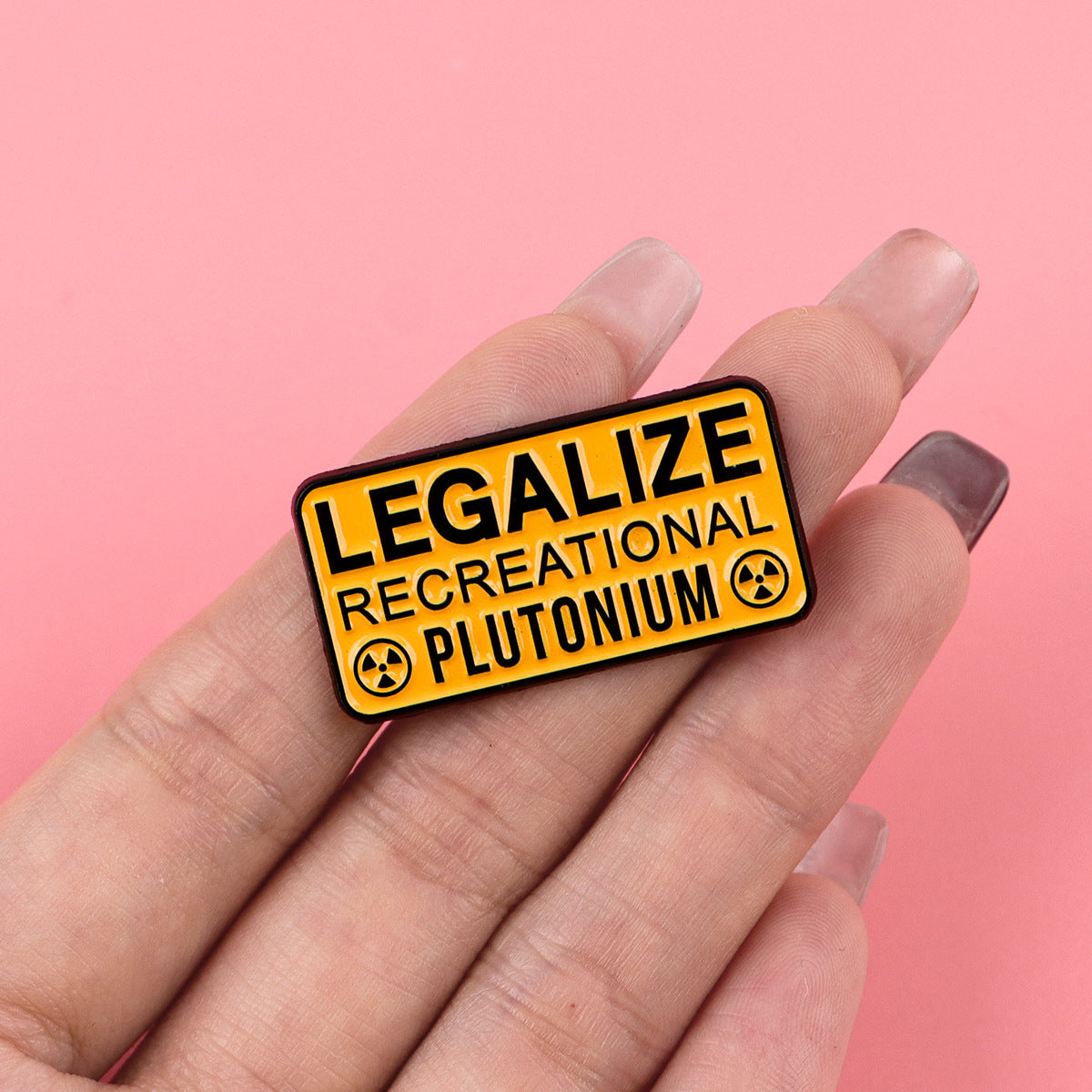 Different-letter English Brooch Alloy Badge