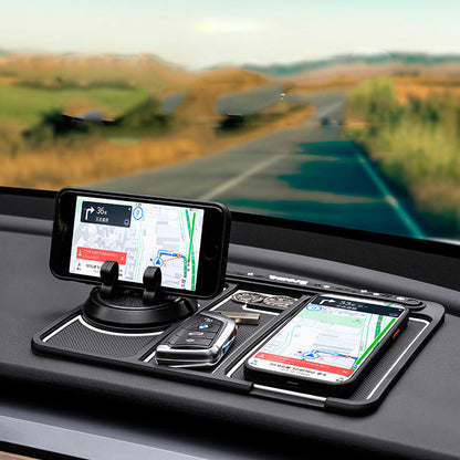 Non-Slip Car Phone Pad with Parking Number Card