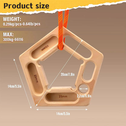 1/2PCS Climbing Pull-Up & Hangboard: Finger & Forearm Strengthener for Rock Climbing Training