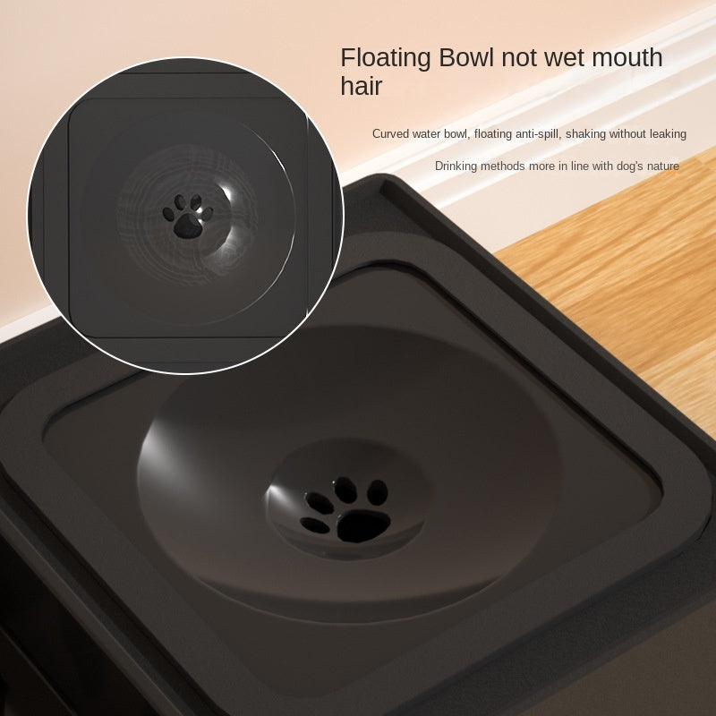 Adjustable Elevated Dog Feeding Bowls With Stand