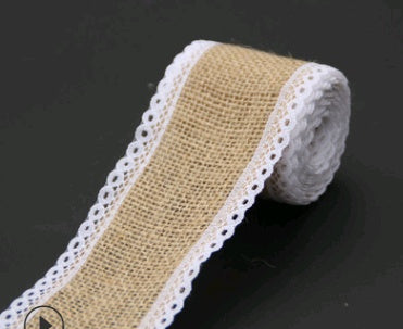 Lace Linen Roll, 5CM Wide, DIY Christmas Decor