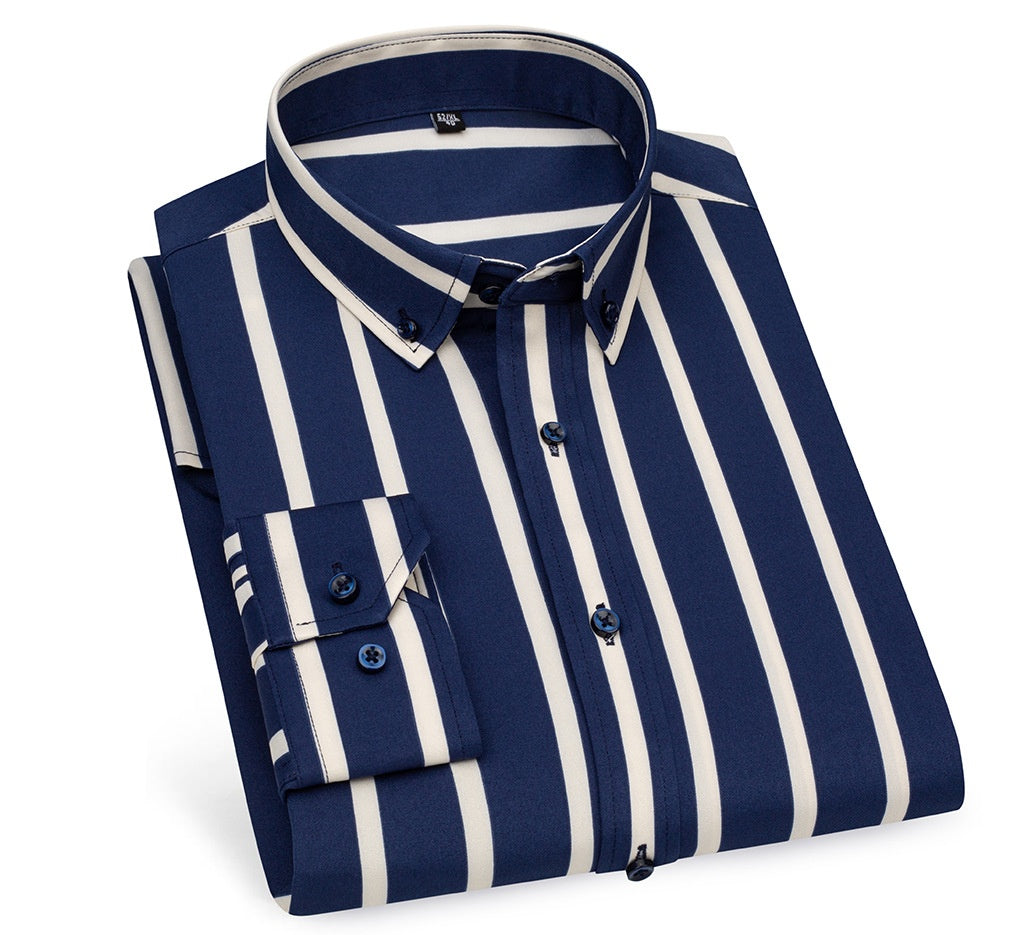 Business Dress Long Sleeve Men's Shirt