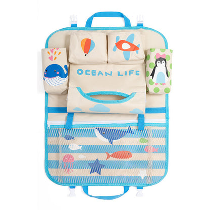 Cartoon car storage bag seat hanging bag
